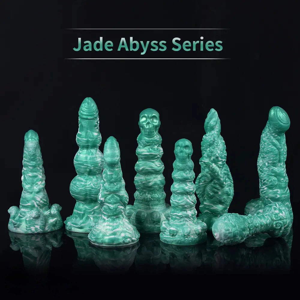 Fantasy Skull Scary Monster Creature Odd Design Anal Vaginal Butt Plug Dildo