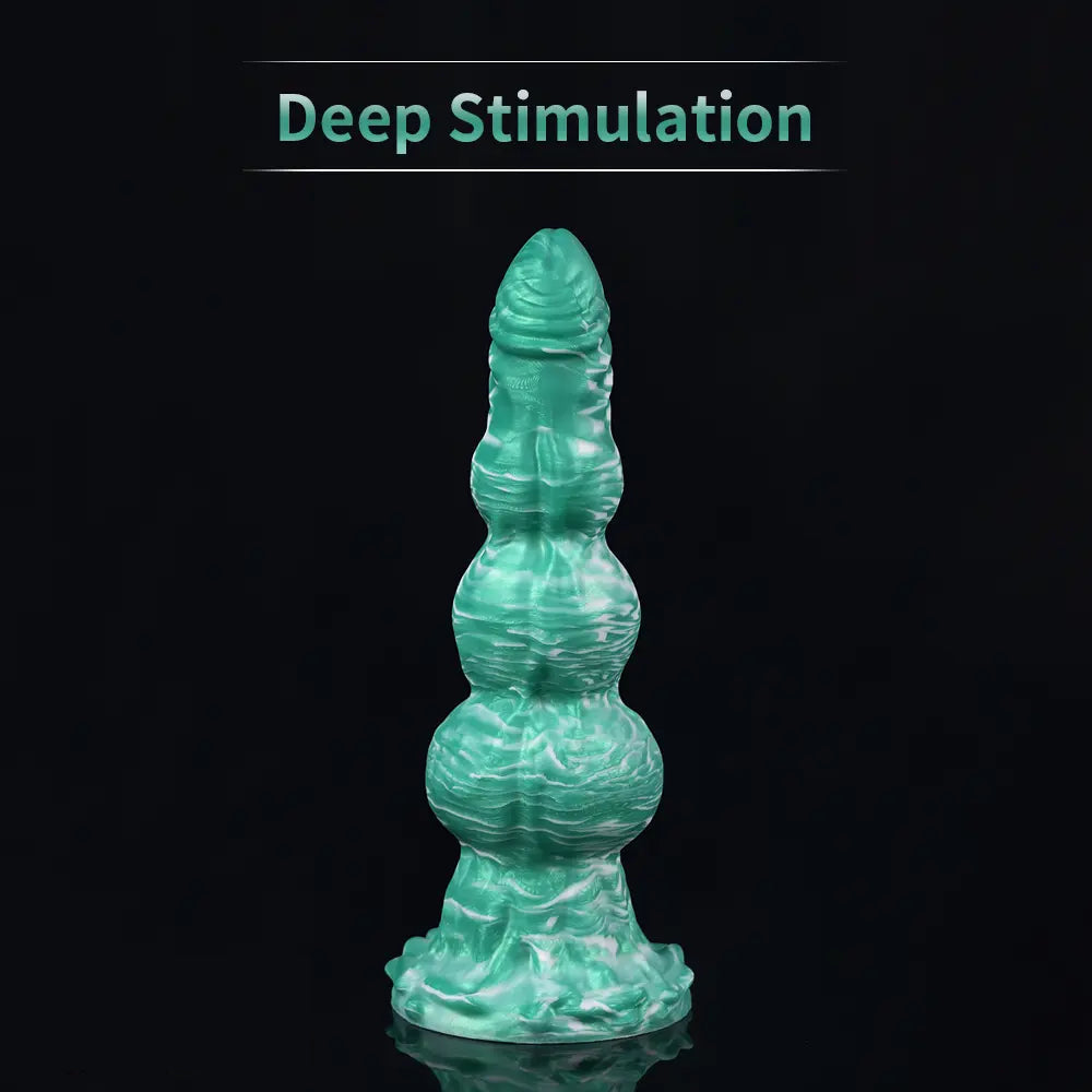 Fantasy Skull Scary Monster Creature Odd Design Anal Vaginal Butt Plug Dildo