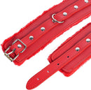 BDSM Adjustable Plush Handcuffs Ankle Bracelets Restraint Set Sex Toy