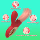 Multiple Frequency Conversion Sucking / Tapping Rose Tongue-licking Vibrator