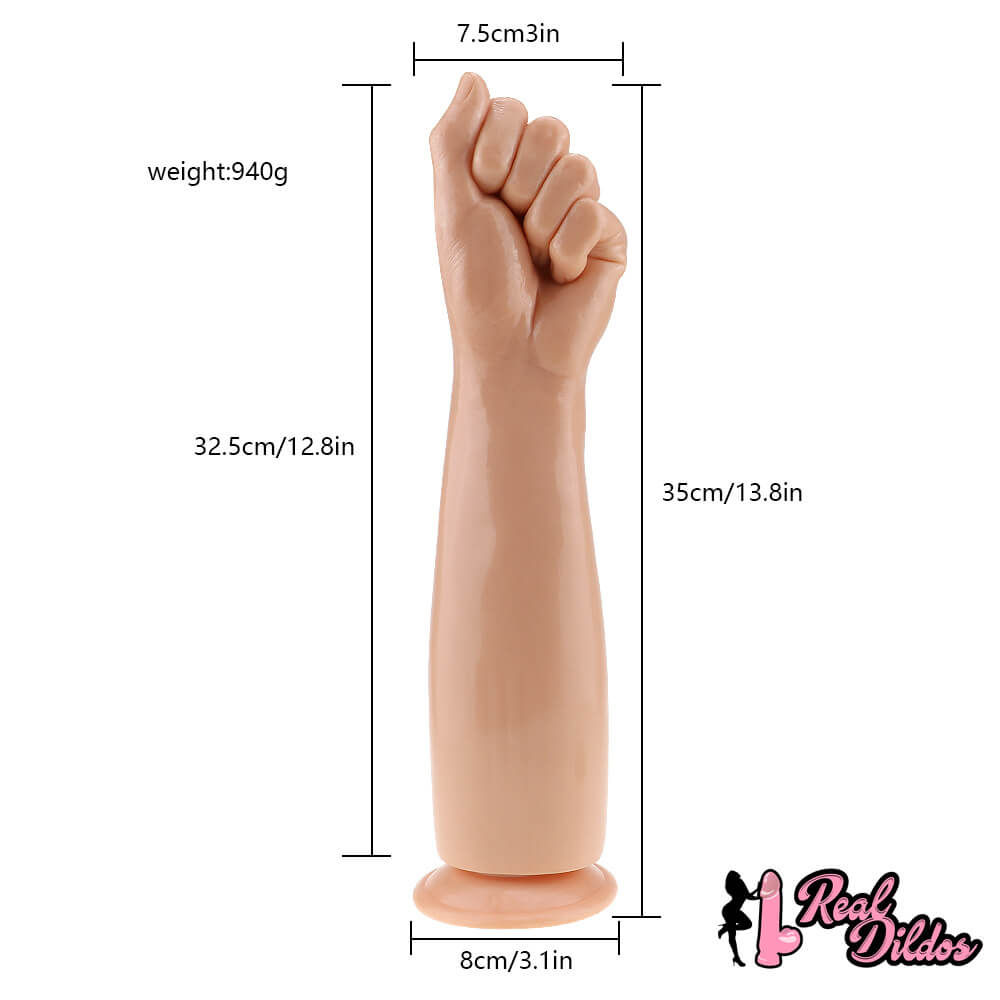 13.8in Top Quality Adult Fist Dildo With Arm Anal Sex Toy