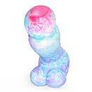 Colorful Soft Mushroom Head Silicone Artificial Dildo