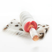 Furry Masturbator Calixplux White Spotted Fur Single Entry