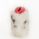 Furry Masturbator Calixplux White Spotted Fur Single Entry