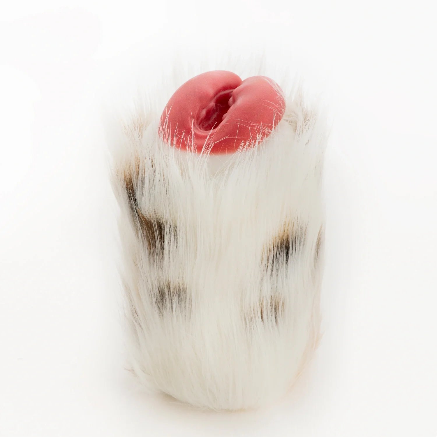 Furry Masturbator Calixplux White Spotted Fur Single Entry