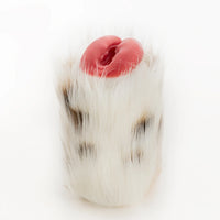 Furry Masturbator Calixplux White Spotted Fur Single Entry