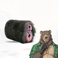 Furry Masturbator Ursplux Dark Brown Dual Entry Hybrid