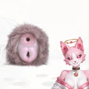 Furry Masturbator Roplux Rose Mauve Plush Dual