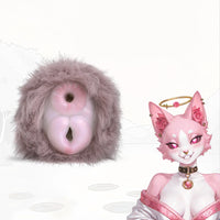 Furry Masturbator Roplux Rose Mauve Plush Dual