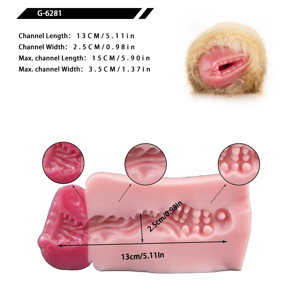 Furry Masturbator Fawnplux Blond Fur Single Entry