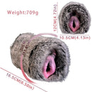 Furry Masturbator Griplux Silver Grey Spotted