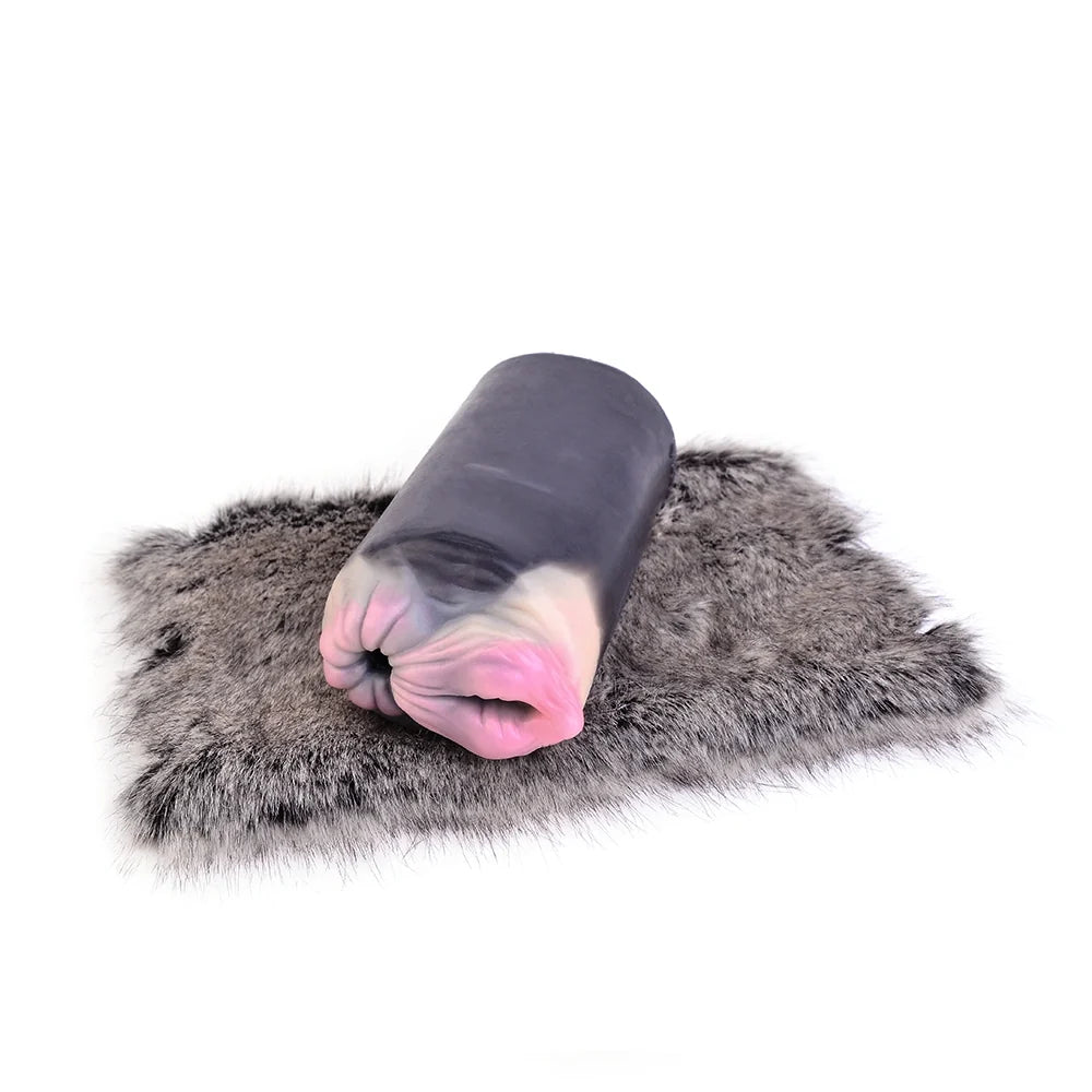 Furry Masturbator Griplux Silver Grey Spotted