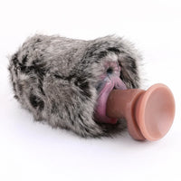 Furry Masturbator Griplux Silver Grey Spotted