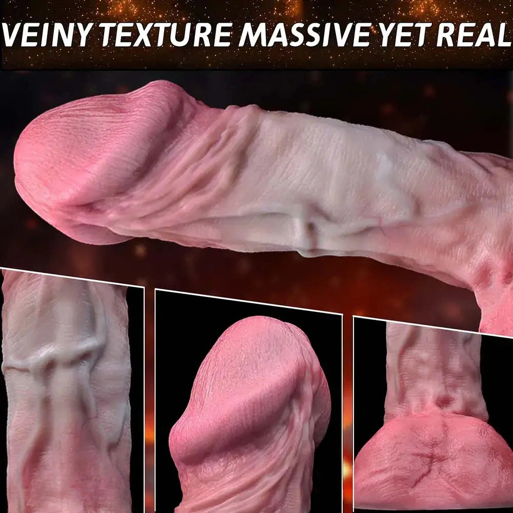 Hercules - 10.87in Dual Density Soft Dildo