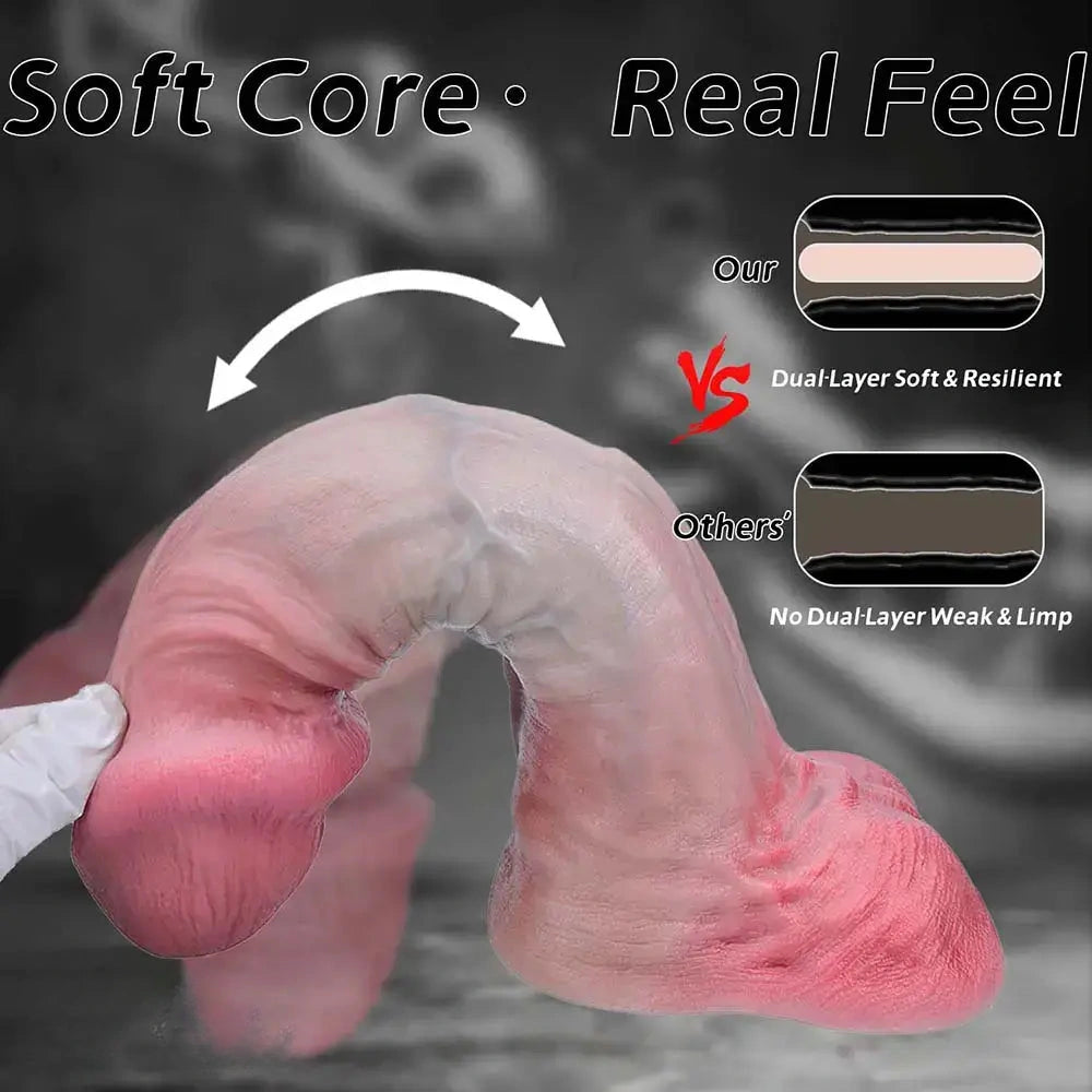 Hercules - 10.87in Dual Density Soft Dildo