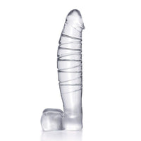 High Quality 7.9″ Heat Cold Proof Glass Dildo With Base