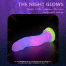 High-Quality Night-Glowing Liquid Silicone Fantasy Monster Dildo