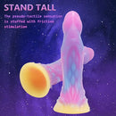 High-Quality Night-Glowing Liquid Silicone Fantasy Monster Dildo