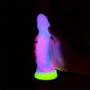 High-Quality Night-Glowing Liquid Silicone Fantasy Monster Dildo