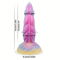 High-Quality Night-Glowing Liquid Silicone Fantasy Monster Dildo