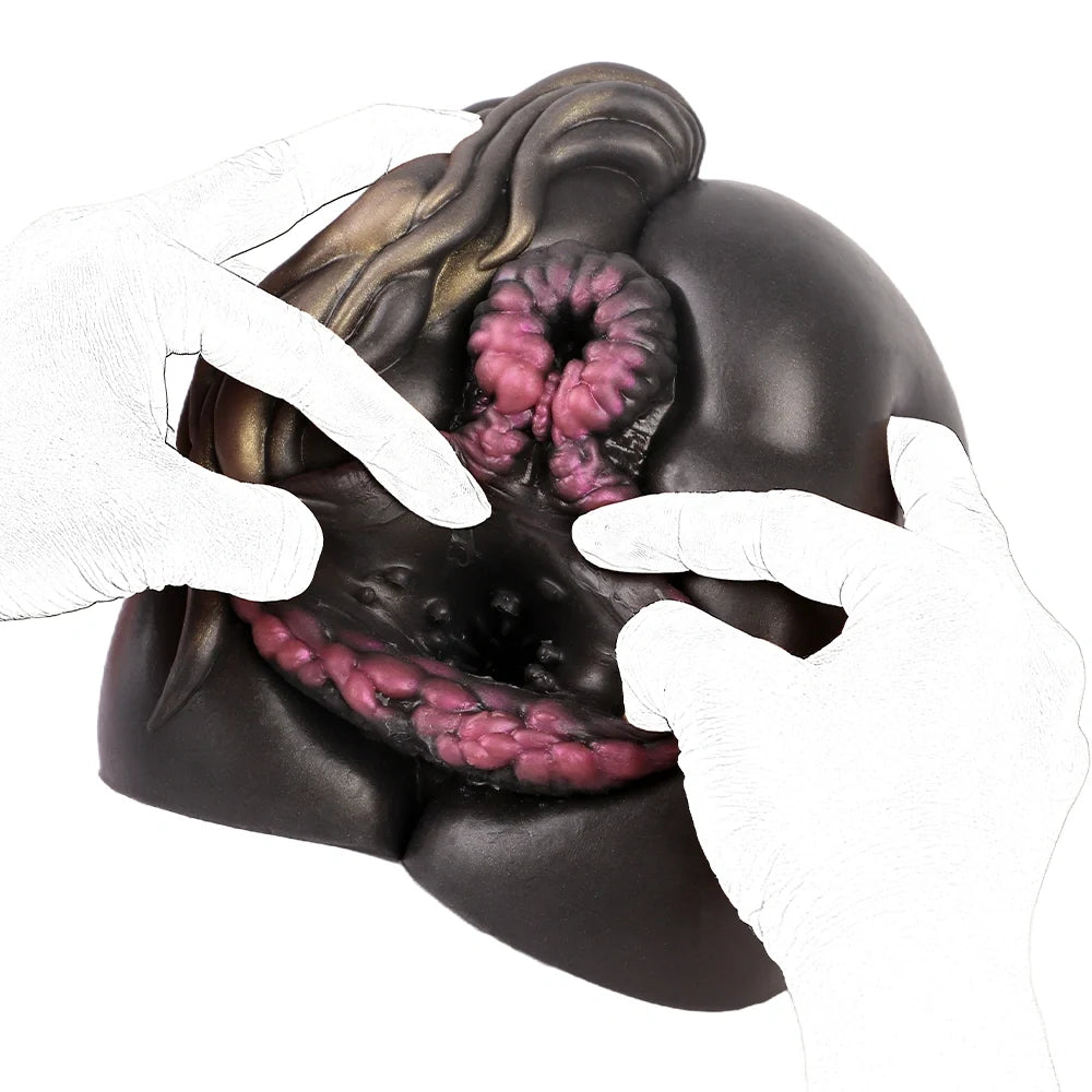 Butt Masturbator Hahama Horse Dual Channel Silicone