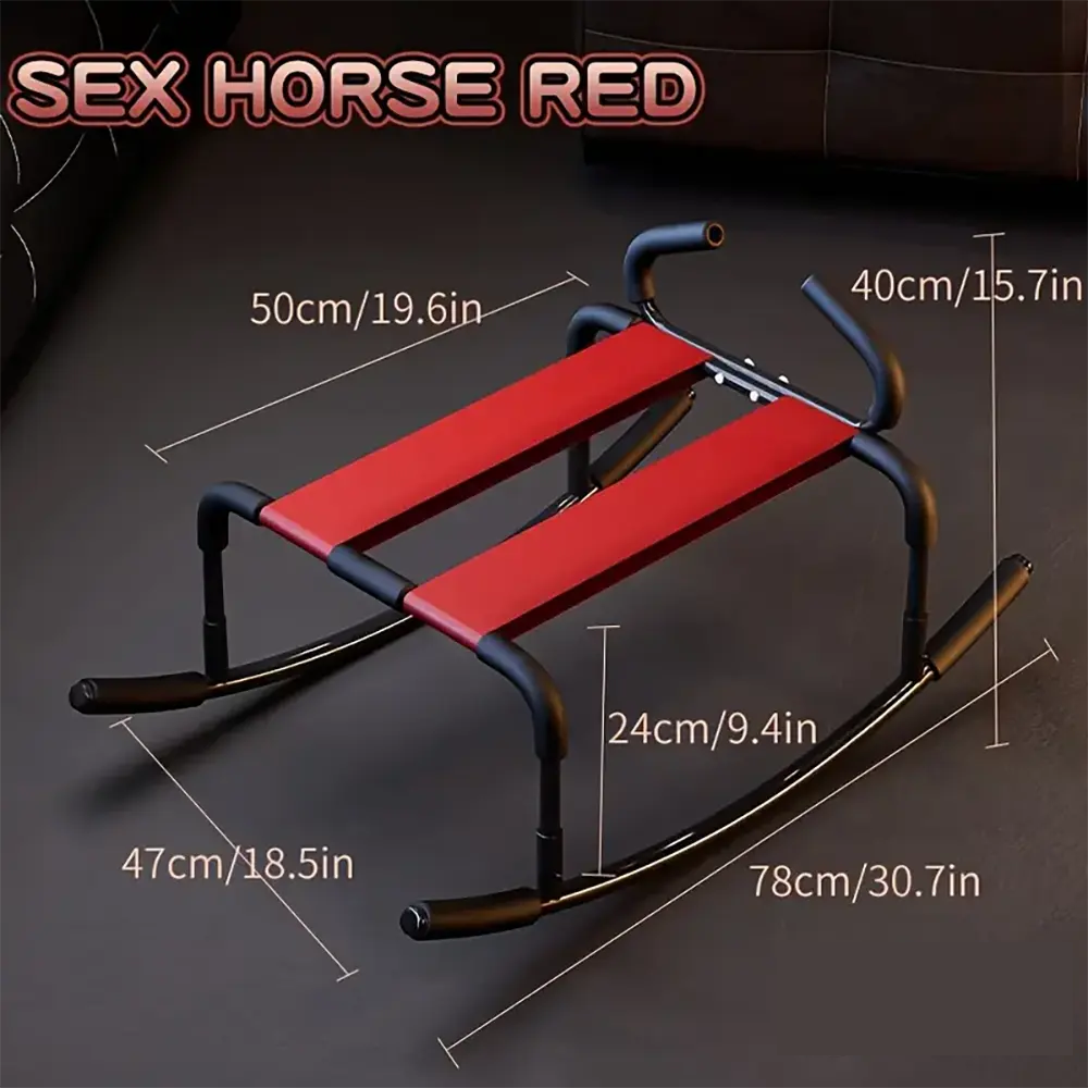 Horse Rocking Dildo Chair With Handrails For Couples Intimate Furniture