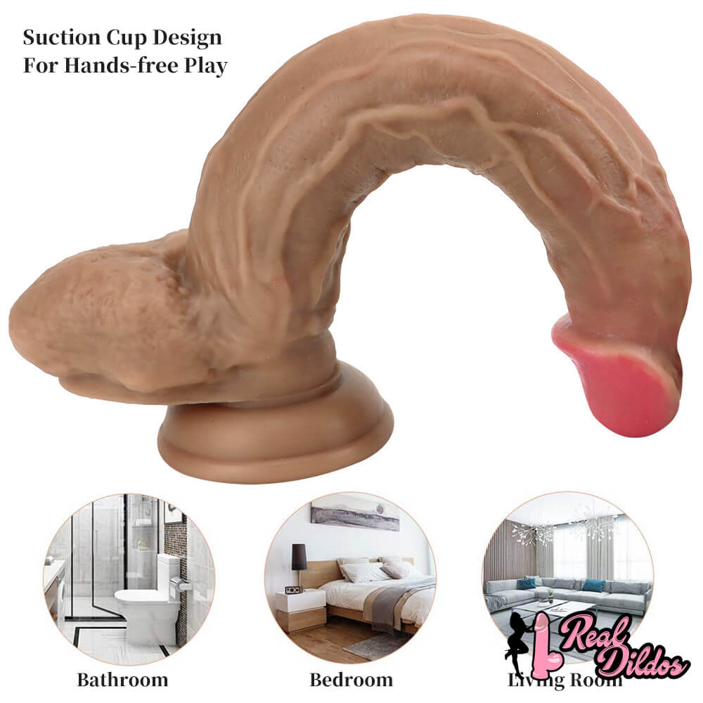 11in Realistic Dildo Sex Toy For Females Males Masturbation