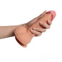 Lifelike Soft 7.87″ Premium Suction Cup Dildo For Adult
