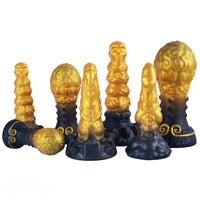 Liquid Silicone Fantasy Creature Cock Dildo Anal Plug Prostate Massager
