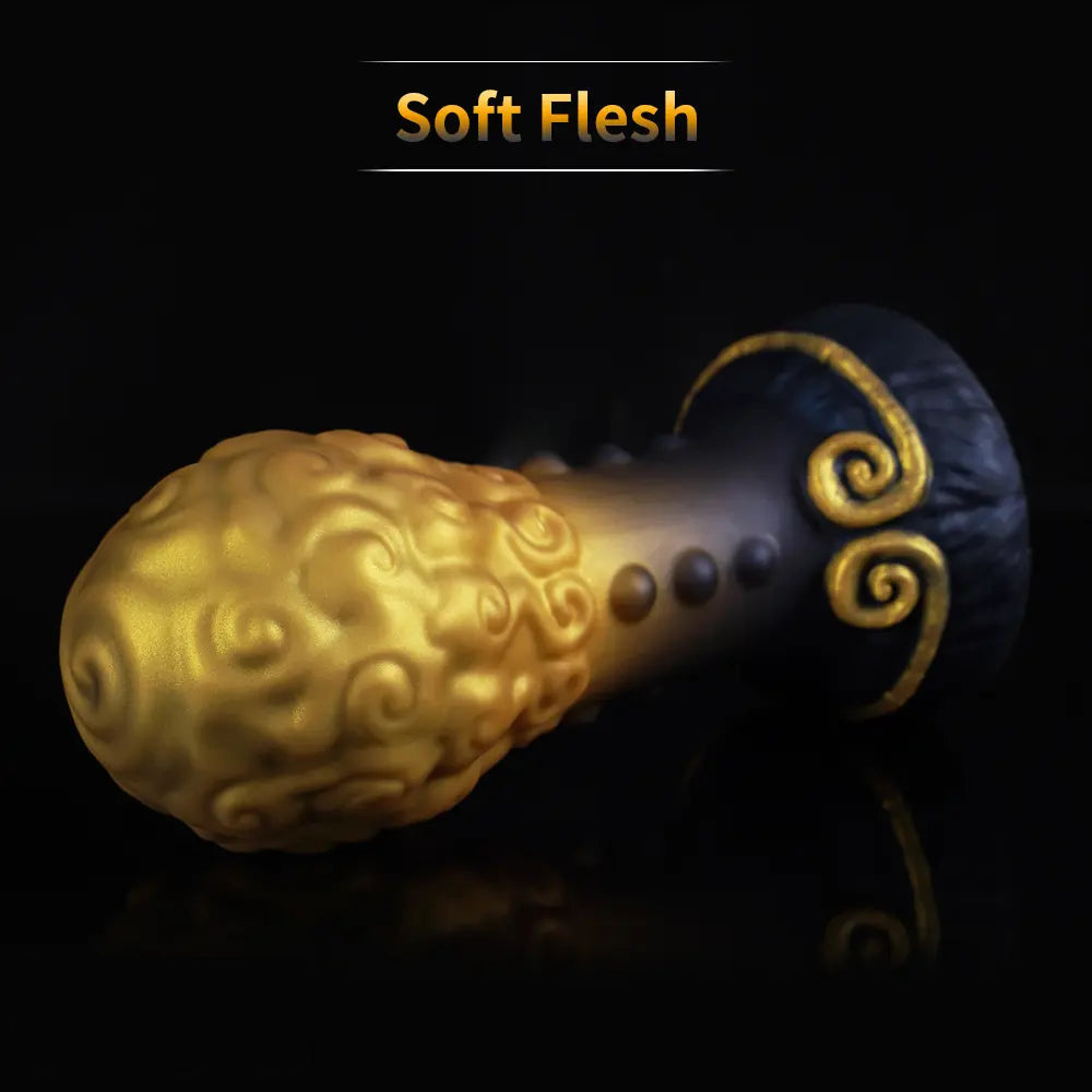 Liquid Silicone Fantasy Creature Cock Dildo Anal Plug Prostate Massager