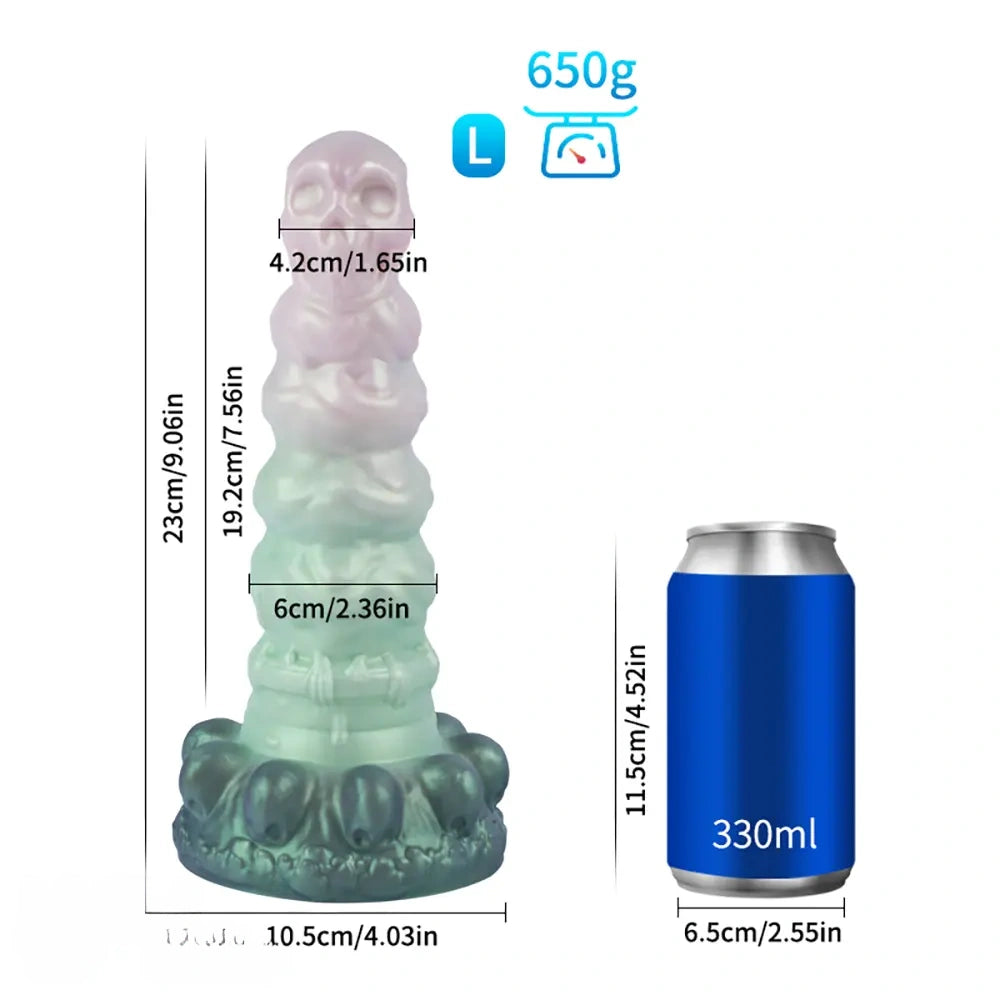 Liquid Silicone Strange Backyard Soft Monster Fantasy Creature Anal Dildo