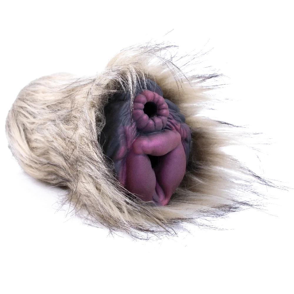 Furry Masturbator Lupplux Grey Wolf Fur Silicone