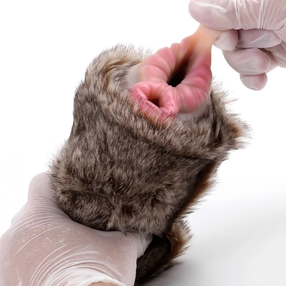 Furry Masturbator Lynxplux Grey Tabby Removable Sleeve