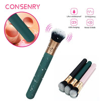 Brush Vibrator 2.1  for Women G-Spot Nipple Clitoral Makeup Stimulator