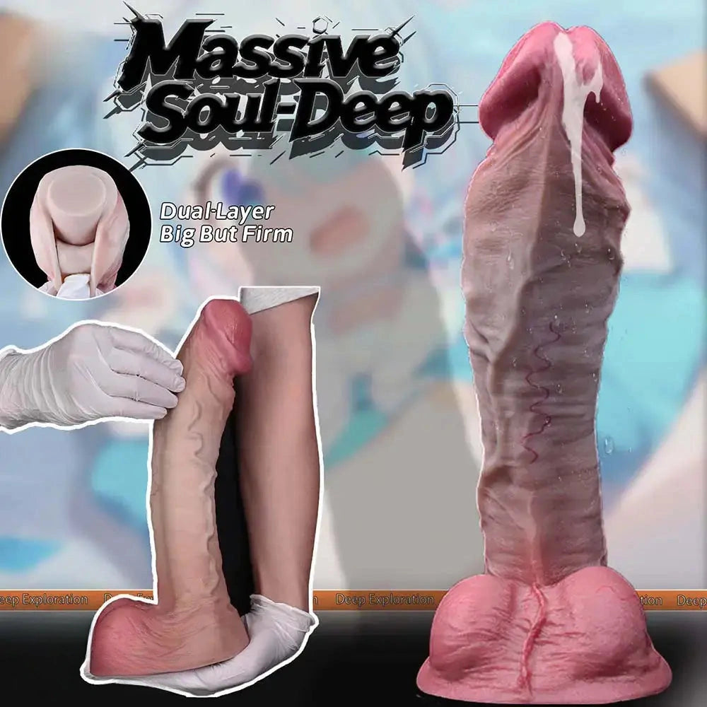 Maximus - 11.89in Dual Density Soft Dildo