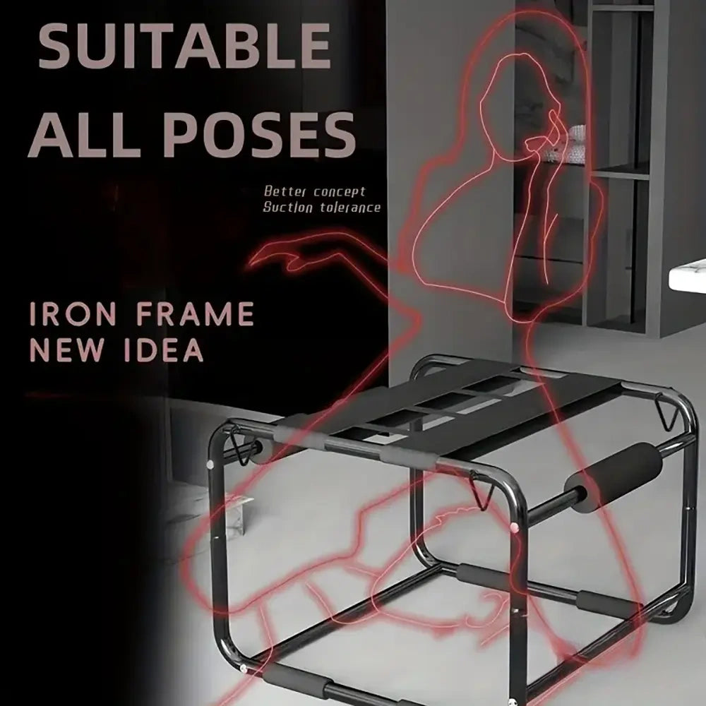 Multi-Functional BDSM Sex Dildo Chair With Bondage Ergonomic Design