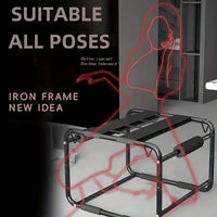 Multi-Functional BDSM Sex Dildo Chair With Bondage Ergonomic Design