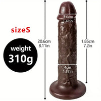 Multiple Inches Silicone Soft Female Dildo Sex Toy For Vaginal Stimulation