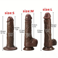 Multiple Inches Silicone Soft Female Dildo Sex Toy For Vaginal Stimulation