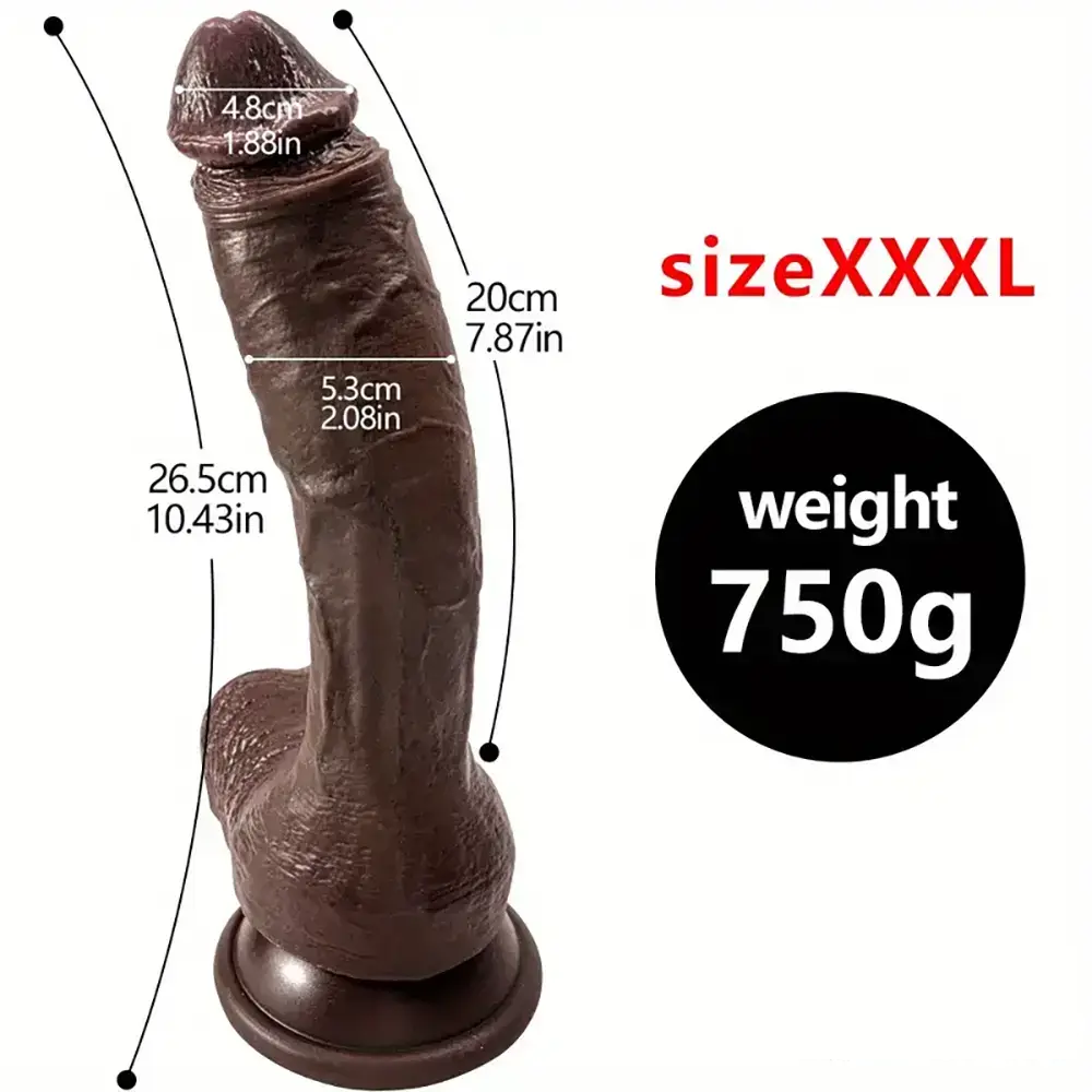 Multiple Inches Silicone Soft Female Dildo Sex Toy For Vaginal Stimulation