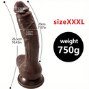 Multiple Inches Silicone Soft Female Dildo Sex Toy For Vaginal Stimulation
