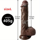 Multiple Inches Silicone Soft Female Dildo Sex Toy For Vaginal Stimulation