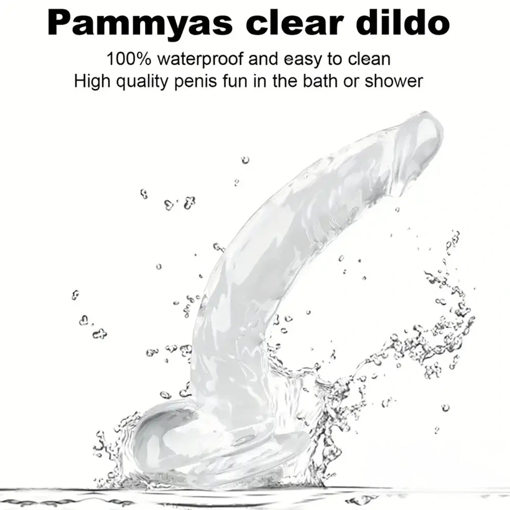 Multiple Lengths Clear Dildo For Women Men Gay Lesbian Sex Pleasure