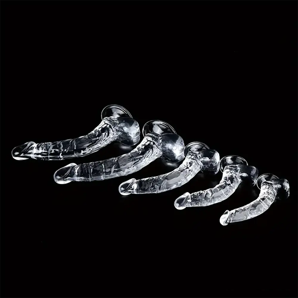 Multiple Lengths Clear Dildo For Women Men Gay Lesbian Sex Pleasure