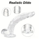 Multiple Lengths Clear Dildo For Women Men Gay Lesbian Sex Pleasure