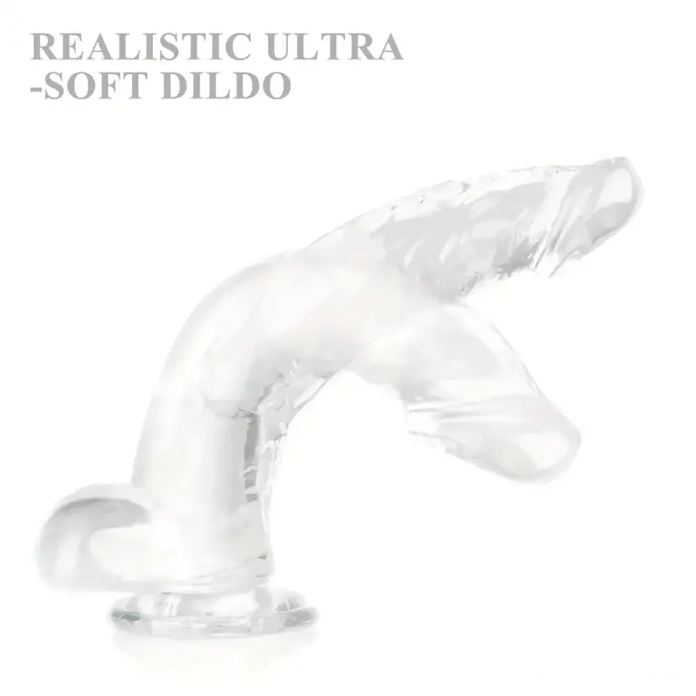 Multiple Lengths Clear Dildo For Women Men Gay Lesbian Sex Pleasure