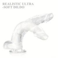 Multiple Lengths Clear Dildo For Women Men Gay Lesbian Sex Pleasure