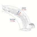 Multiple Lengths Clear Dildo For Women Men Gay Lesbian Sex Pleasure