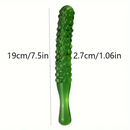 Multiple Lengths Colors Fruit Vegetable Crystal Clear Glass Anal Plug Dildo