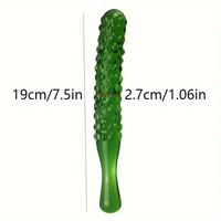 Multiple Lengths Colors Fruit Vegetable Crystal Clear Glass Anal Plug Dildo